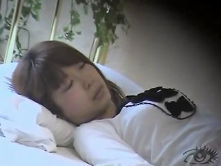 Busty Japanese Teen Masturbates Hard In Voyeur Video